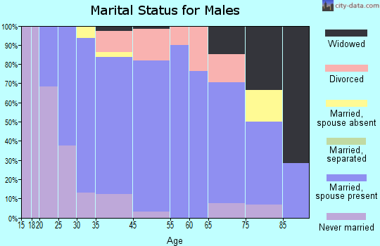 Hemingford marital status for males