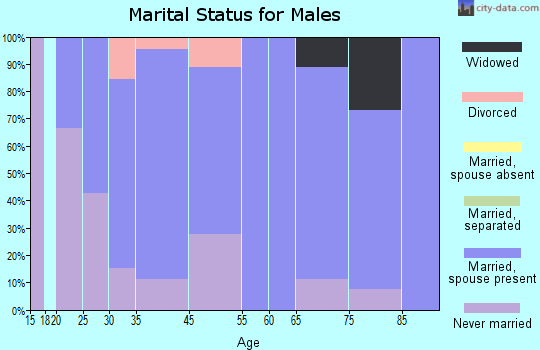 Spencer marital status for males