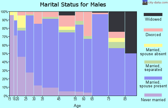 Leachville marital status for males