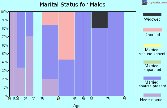 Waco marital status for males