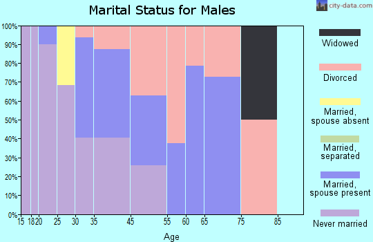 Winnebago marital status for males