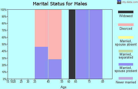 Blue Diamond marital status for males