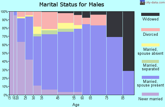 Little Flock marital status for males