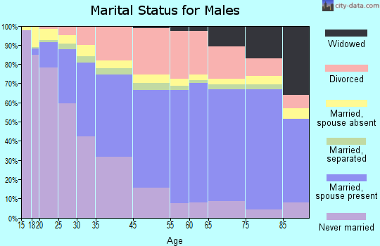 Paradise marital status for males