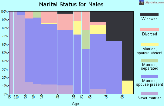 Lonoke marital status for males