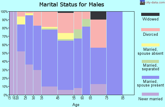 West Wendover marital status for males