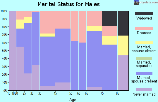 Yerington marital status for males