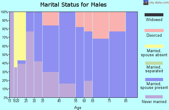Henniker marital status for males