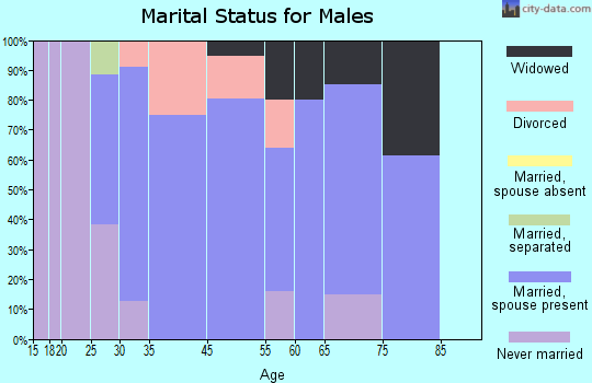 Alloway marital status for males