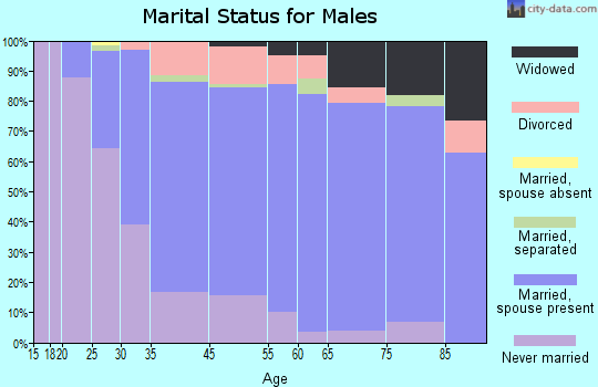 Audubon marital status for males