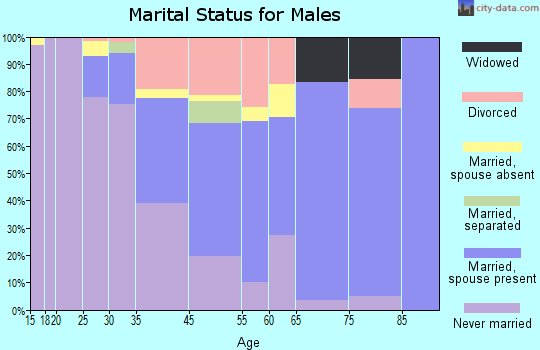 Belmar marital status for males