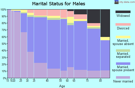 Bloomfield marital status for males