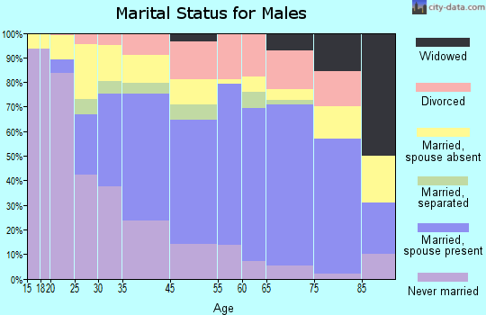 Dover marital status for males
