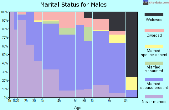 Echelon marital status for males