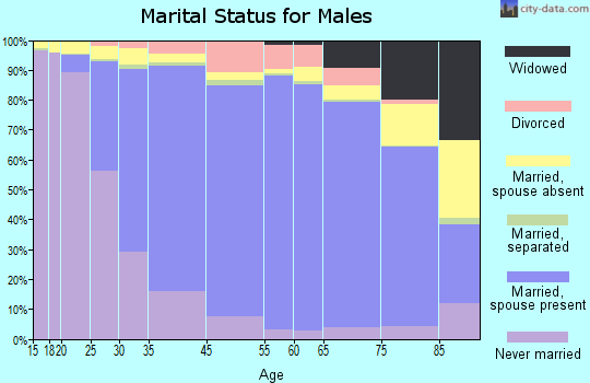Edison marital status for males