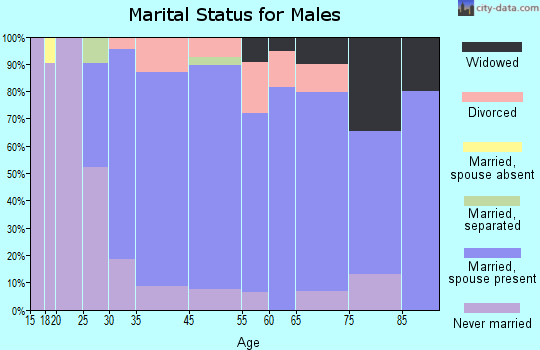 Estell Manor marital status for males