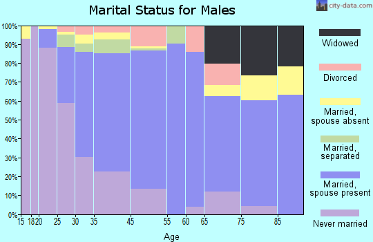 Haledon marital status for males