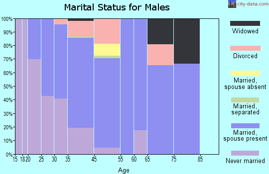 Heathcote marital status for males