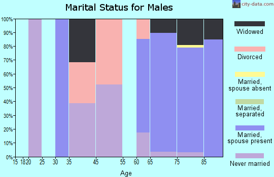 Holiday City South marital status for males