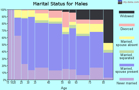 Lakewood marital status for males