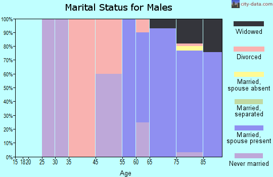 Leisuretowne marital status for males