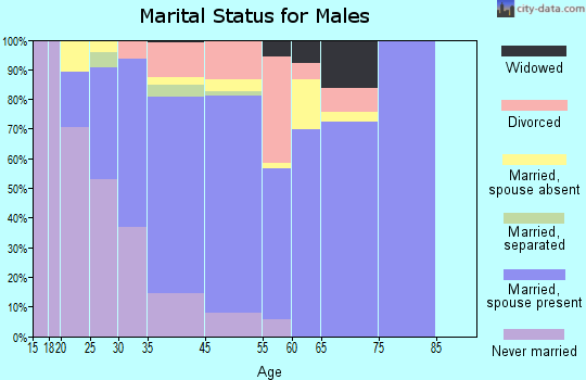 Madison Park marital status for males