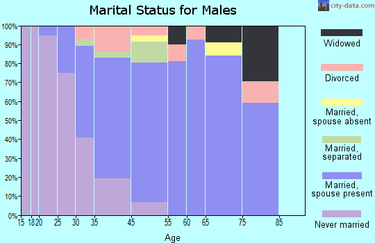 Magnolia marital status for males