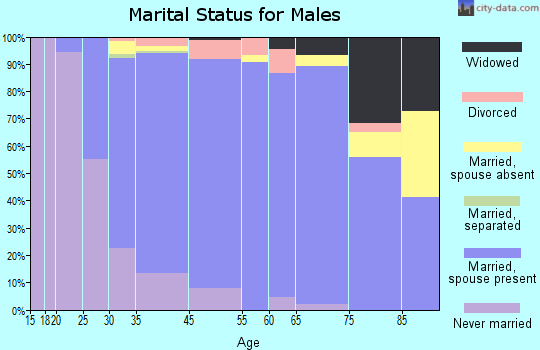 New Providence marital status for males