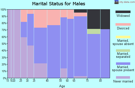 North Beach Haven marital status for males