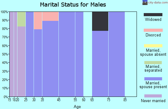 Olivet marital status for males