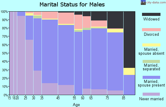 Point Pleasant marital status for males