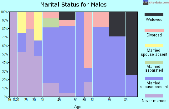 Port Norris marital status for males