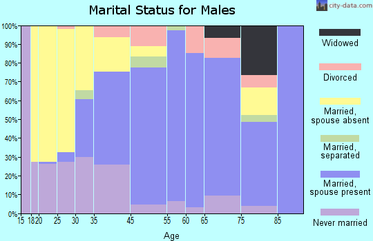 Princeton marital status for males