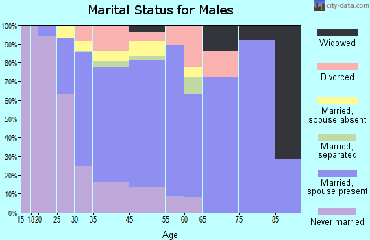 Raritan marital status for males