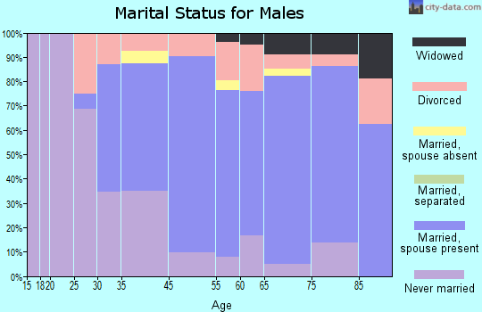 Stone Harbor marital status for males