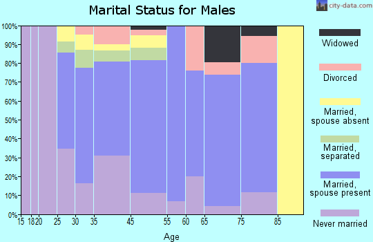 Swedesboro marital status for males