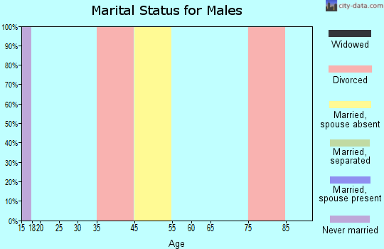 Teterboro marital status for males