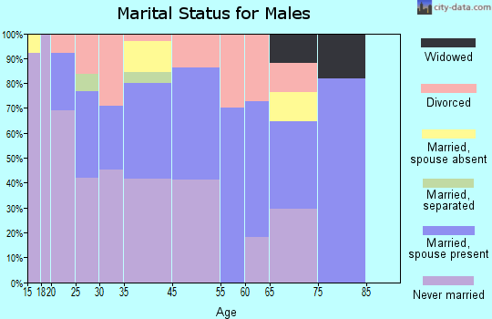 Wrightstown marital status for males