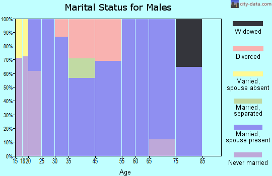 Flora Vista marital status for males