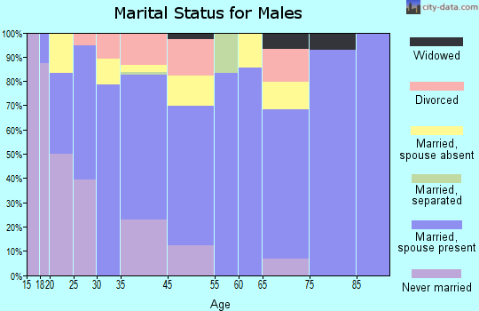 Hagerman marital status for males