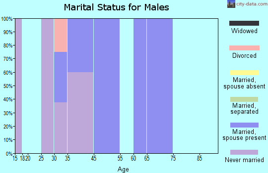 La Jara marital status for males