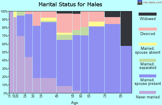 Los Lunas marital status for males