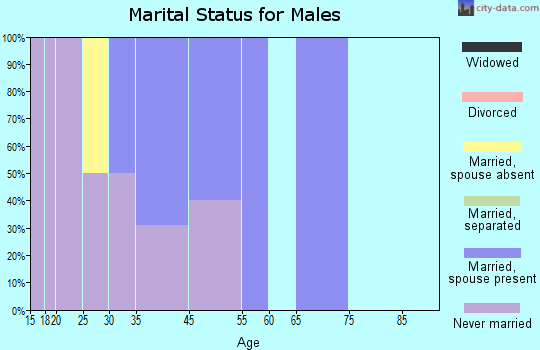Nakaibito marital status for males
