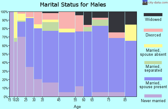 Portales marital status for males