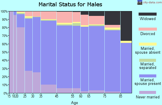 Rio Rancho marital status for males