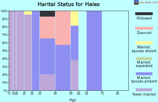 Santa Cruz marital status for males