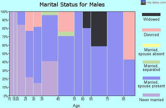 Tome-Adelino marital status for males