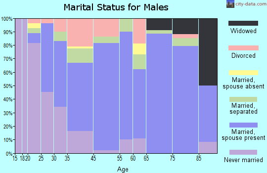 Addison marital status for males