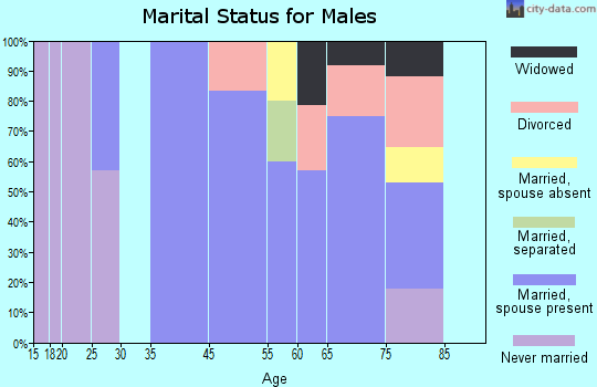 Andes marital status for males