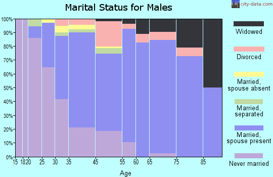 Baywood marital status for males